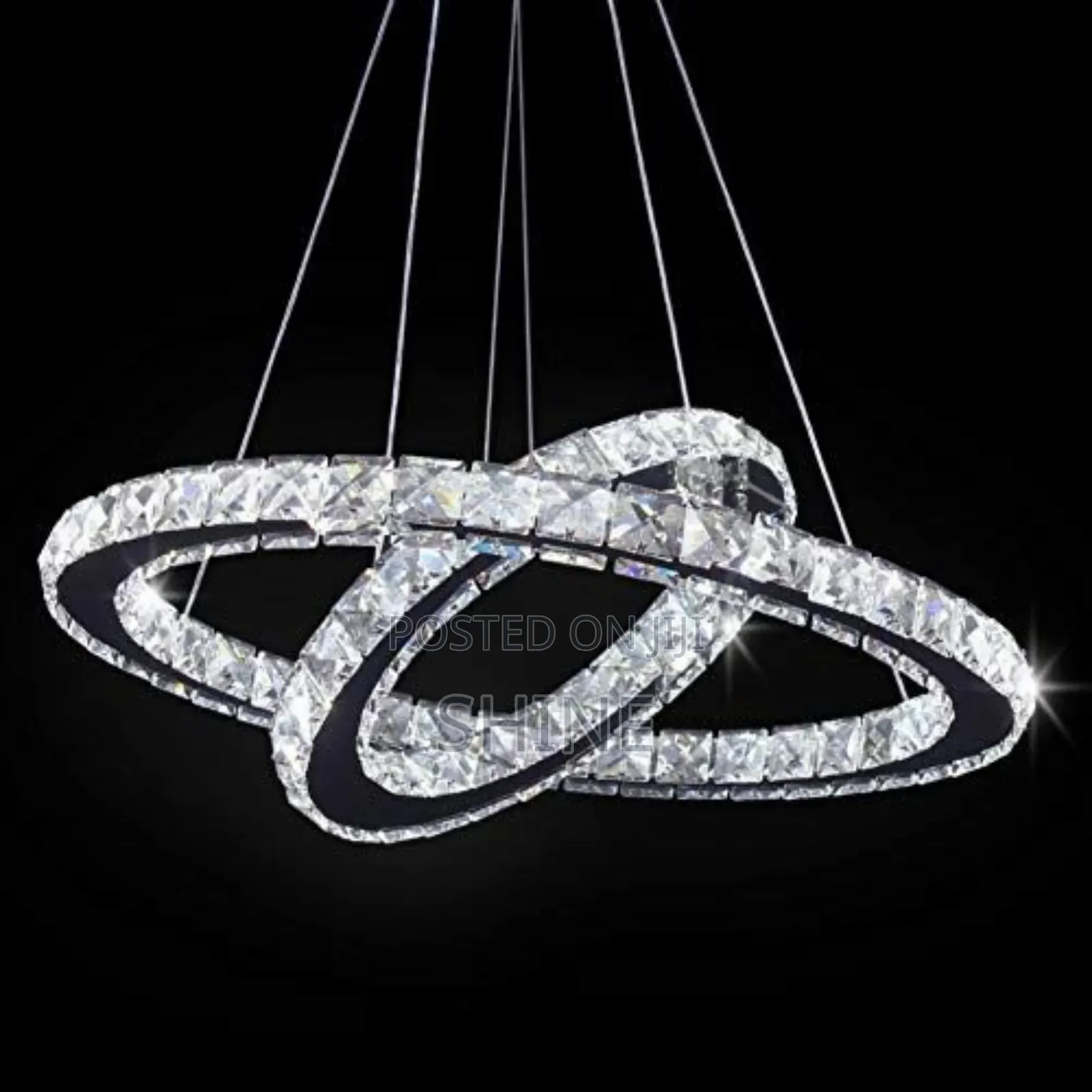 Big Size 2 Rings Led Chandelier