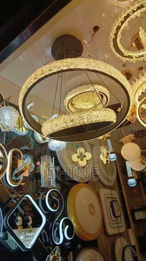 Big Size 2 Rings Led Chandelier