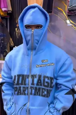 Vintage Department Zip-Up Hoodie (Full Face Zip)