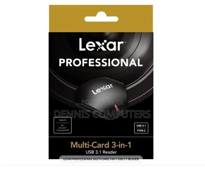 Lexar Multi-Card 3 in 1 USB 3.1 Reader