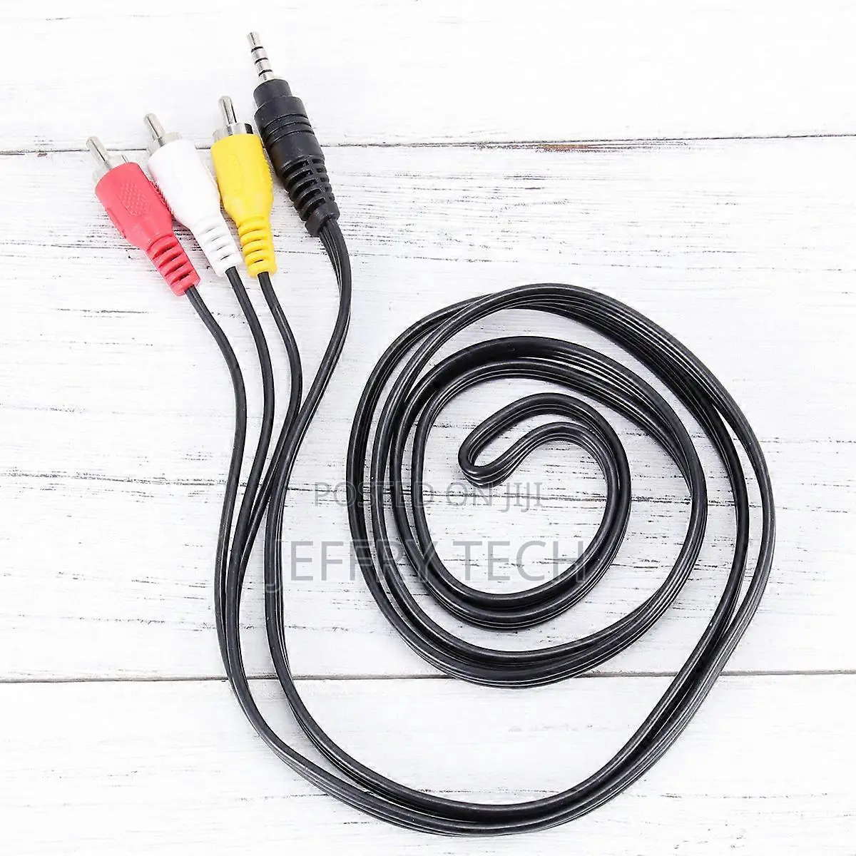 Line Video Cable for Camcorder Plug to 3 Video Audio Cable