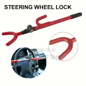 Retractable Steering Wheel Lock Antitheft Device Deterrent With 3keys