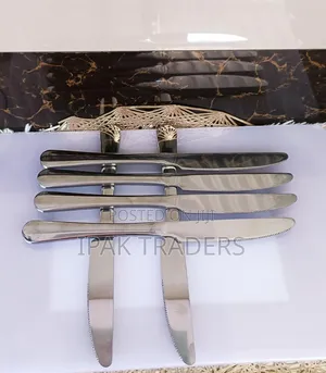 *Heavy Gauge Stainless Steel Butter Knives*
*Per Set of 6 Pieces