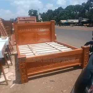 Solid Mahogany Arch Beds Queen Sized