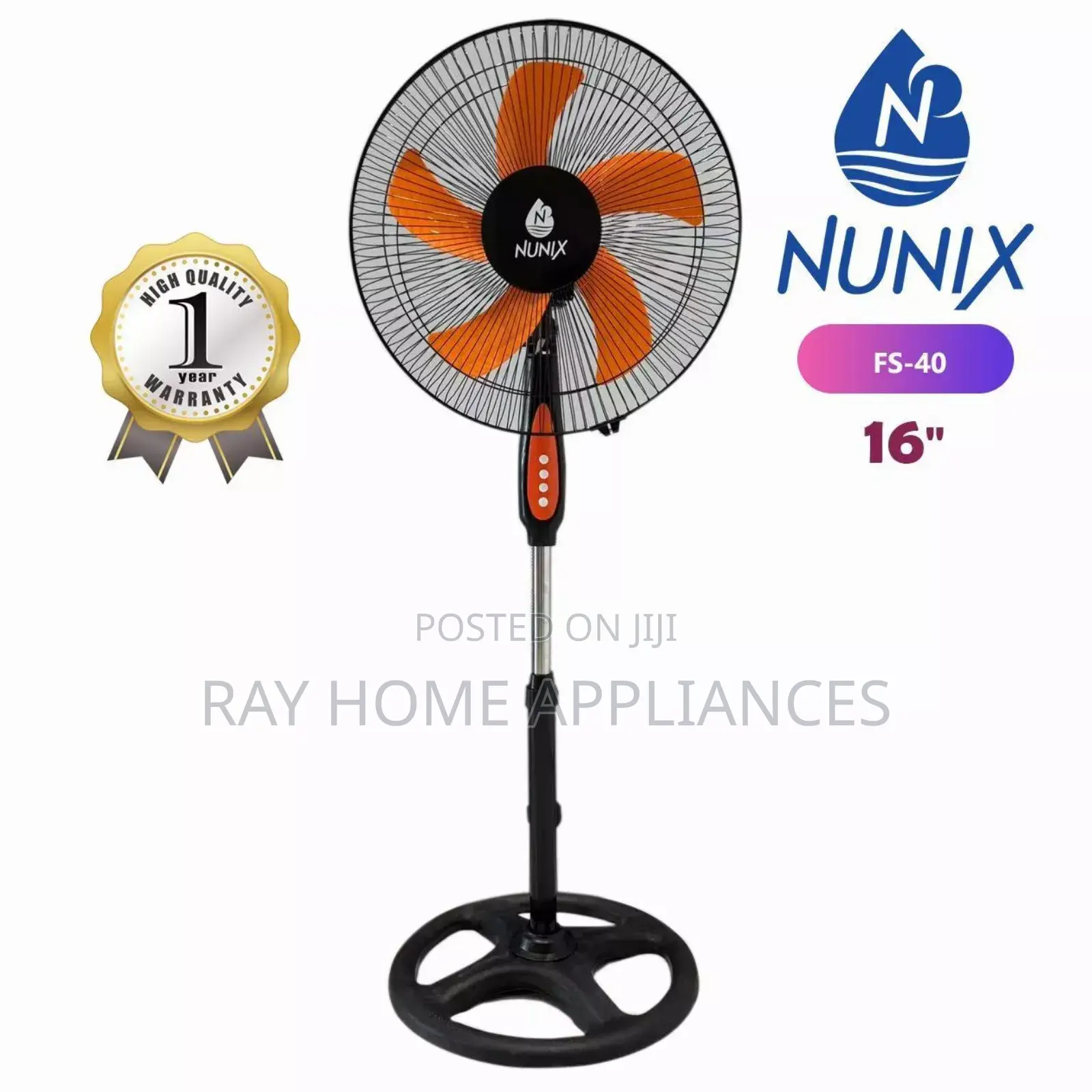 Nunix Stand Fan 16"