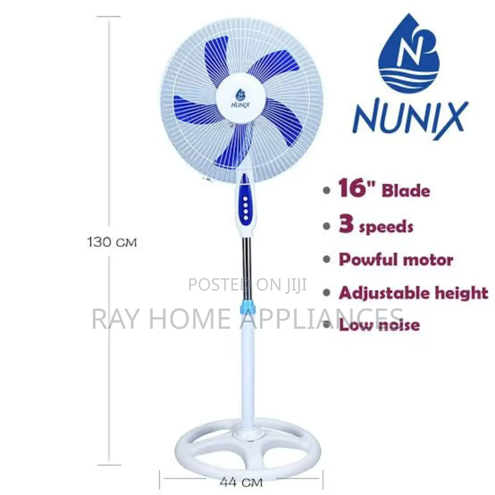 Nunix Stand Fan 16"