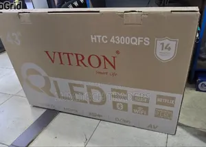 Vitron 43′′ Qled Smart Android Frameless With Bluetooth