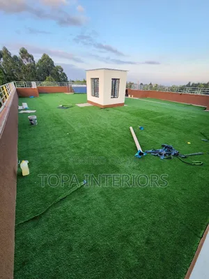 Decorative Water Resistant Artificial Outdoor Grass Mats From 10mm