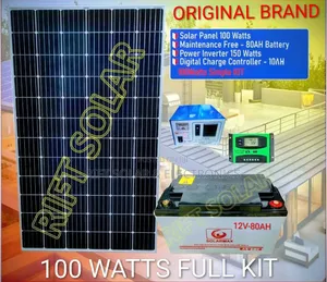 100 Watts Solar Kit Heavy Duty Version