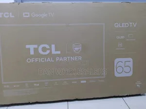 65" TCL Tv Qled Google Tv 65 Inch Uhd Smart Tv Dolby Atmos Audio