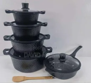 Bosch 11pc Cookware With Silicone Lid Covers.