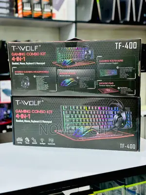 Tf400 Gaming Keyboard & Mouse, Mouse Pad & Gaming Headset Set Gamers