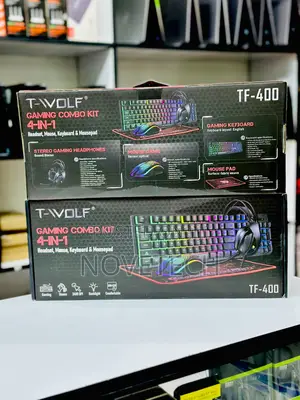 4 In 1 Gaming Mouse, Keyboard, Gaming Headset And Mouse Pad