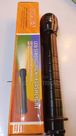 Golden Led Strong Light Rechargeable Flashlight