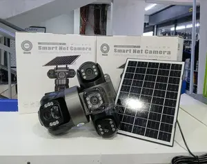 Triple Lens Solar Wifi V380 Pro PTZ Camera Outdoor 3 Lens Security Cam