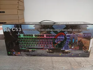 C53 Gaming 4 in 1 Combo Keyboard,Mouse, Headset Mouse Pad