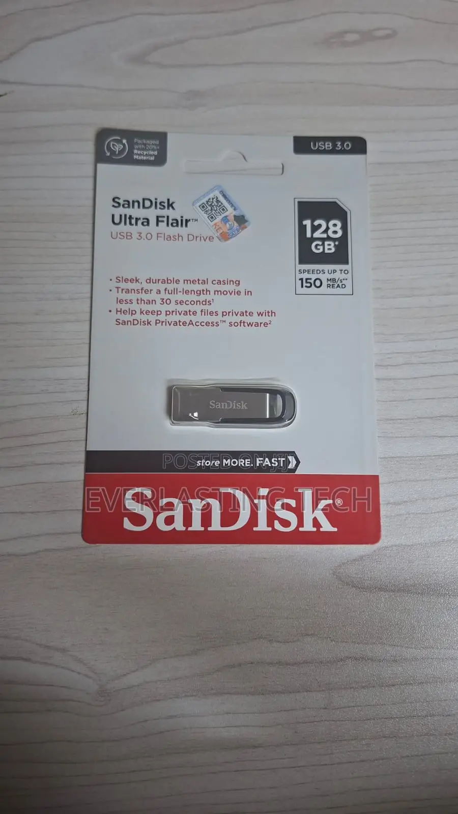 Sandisk Ultra Flair Usb 3.0 128gb Flash