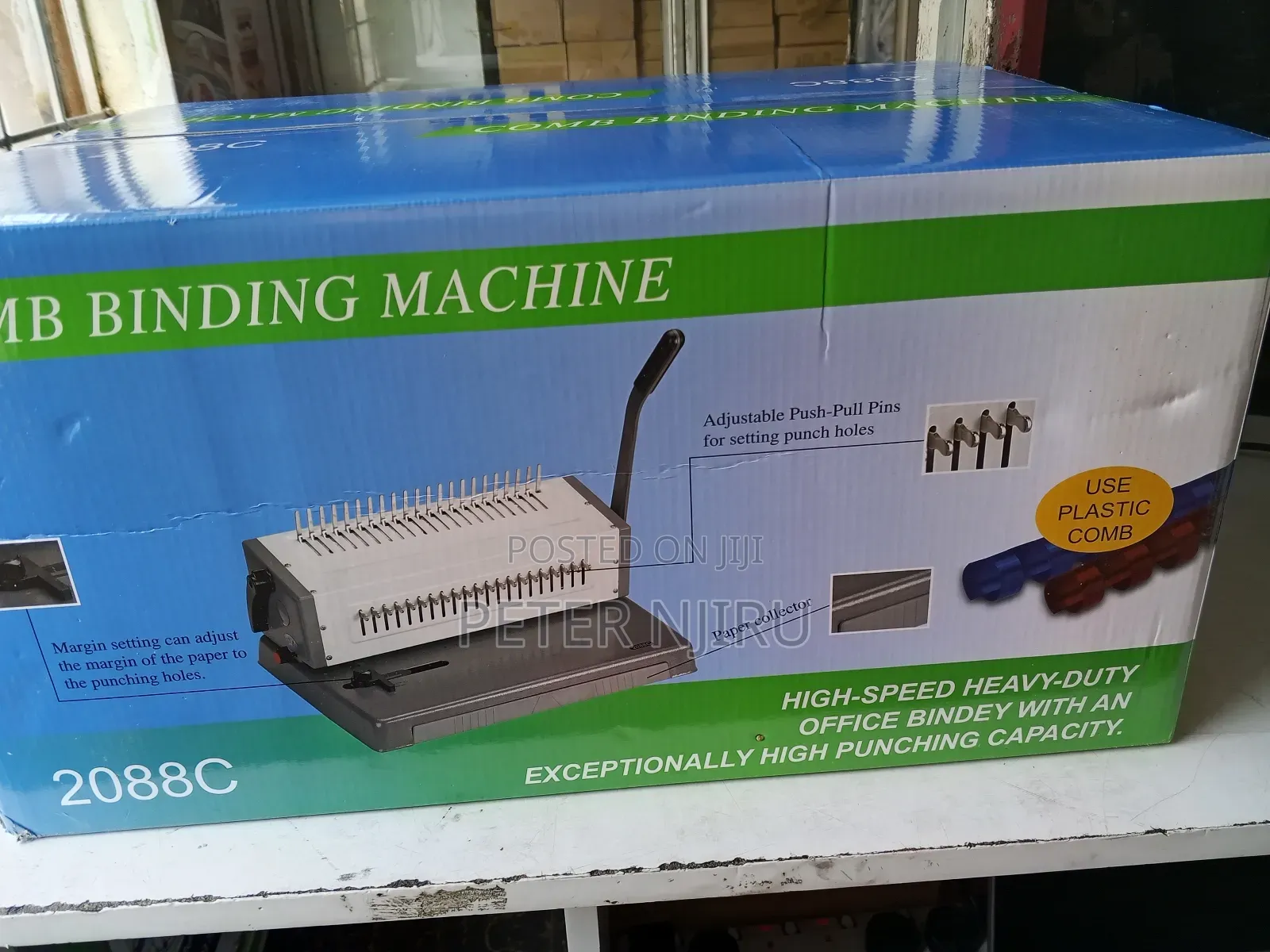 Heavy Duty Comb Binding Machine 2088c