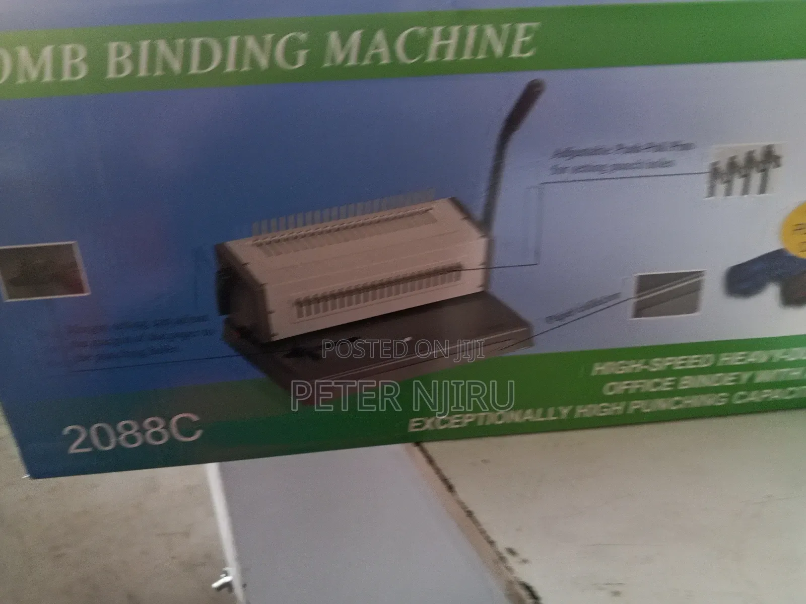 Heavy Duty Comb Binding Machine 2088c