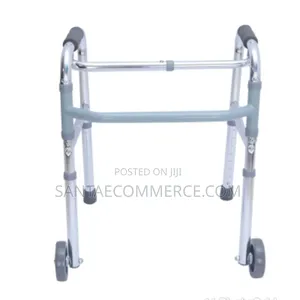 Folding Aluminium Walking Frame With Wheels