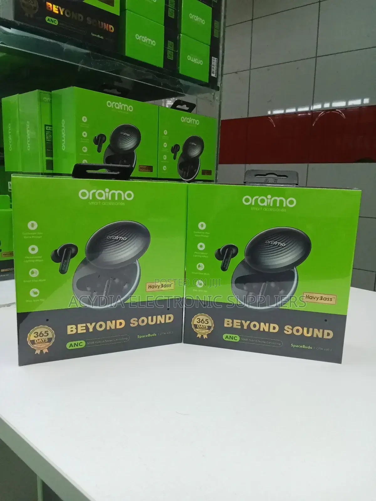 Oraimo Spacebuds 50db Hybrid Noise Cancellation Bluetooth Earbuds