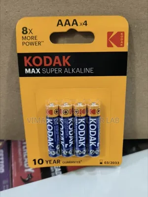 Kodak 4 Pack Super Alkaline Batteries