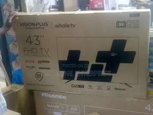 Vision 43′′ FHD Frameless Whale Tv Smart Tv With Free Wal Mount 