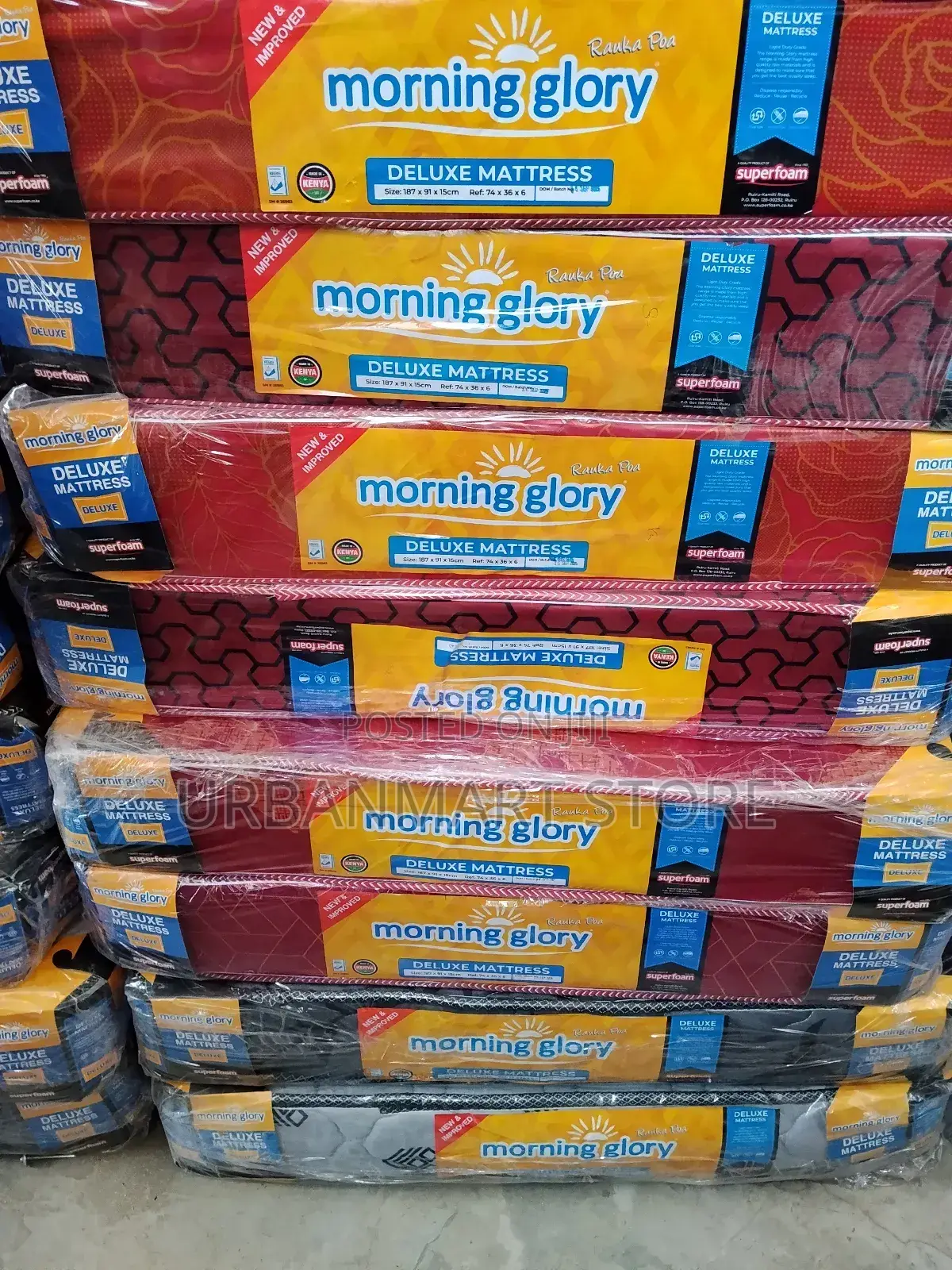 Morning Glory 4x6 High-Density 6′ Quilted Top Mattress