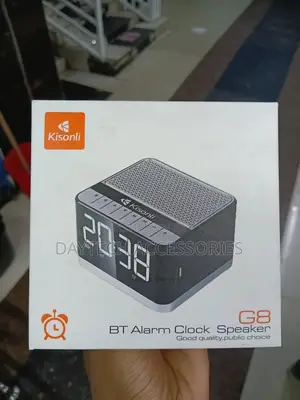 Kisonli G8 Wireless Bluetooth Speaker With Alarm Clock 5w Output.