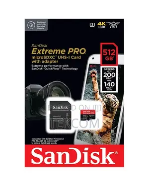 Sandisk 512gb Extreme Pro 200mbs Micro Sd