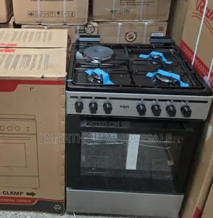 Von Cooker 60cm by 60 Cm 3 Gas Burners and 1 Electric Hot Plate