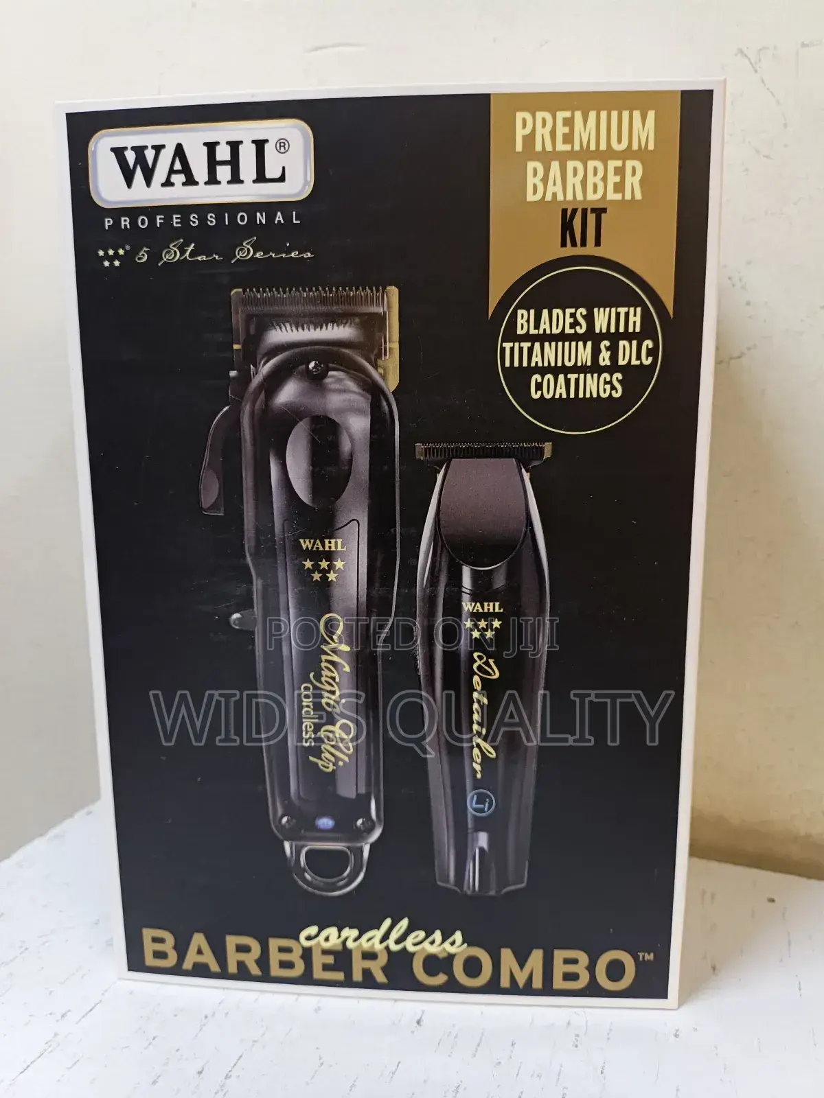 Wahl 5-Star Cordless Shaving Machine Barber Combo Kit.