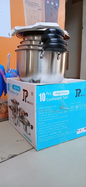 Jp 10pcs Stainless Steel Cooking Pots Set With Lids