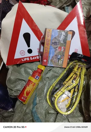 2life Savers+Firestop+Aidbox+Jumpers Road Safety Kit Bundle