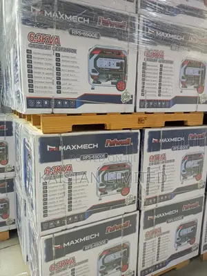 6.3 Kwa With Key Start Petrol Generator 6500e Maxmech