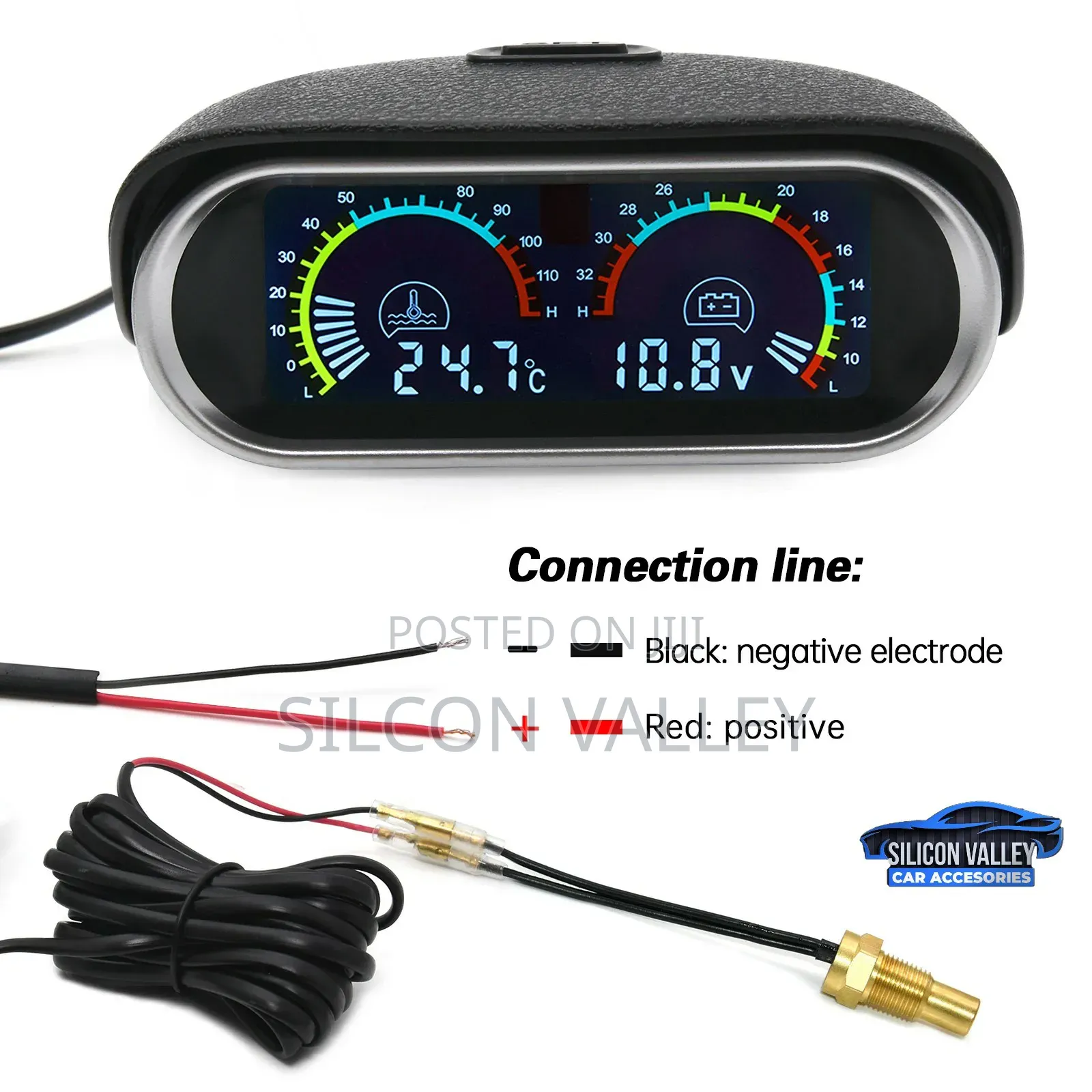 Car Engine Temperature Gauge