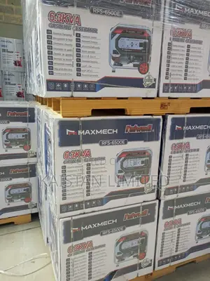 6.3 Kva /6.8kw Key Start Petrol Generators 6500e Maxmech