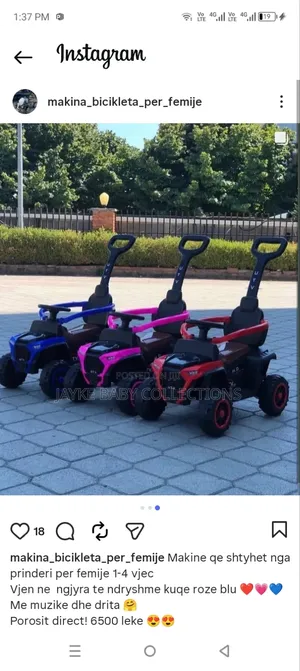 Utv Push Car Ride-on for Toddlers With Parent Handle