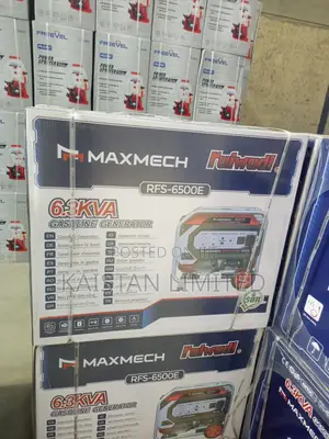 Maxmech Generator 6.9kva/5.5kw, With Key Start /Petrol Generator