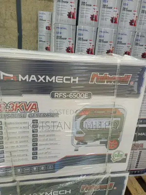 Maxmech Generator 6.9kva/5.5kw, With Key Start /Gasoline Generator