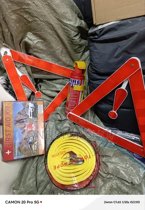 4in1 Safety Package For Roadside Breakdown Emergency+ 8ton Nylon Rope
