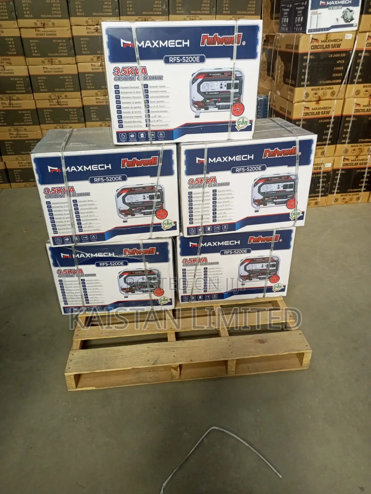Petrol Maxmech 5200e 3.8kw With Keystart