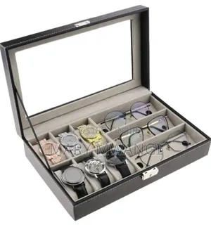 Portable Watch + Glasses Organizer