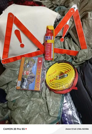 4in1 Road Safety Kit With 8ton Nylon Tow Rope