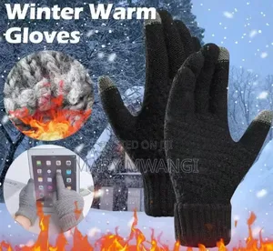 Knit Mittens Wool Full Finger Outdoor Cycling Gloves