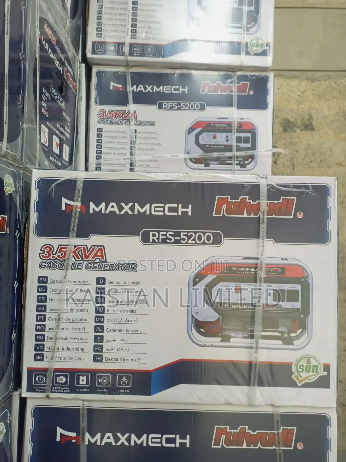 3.8 Kva Petrol Generator 5200 Maxmech