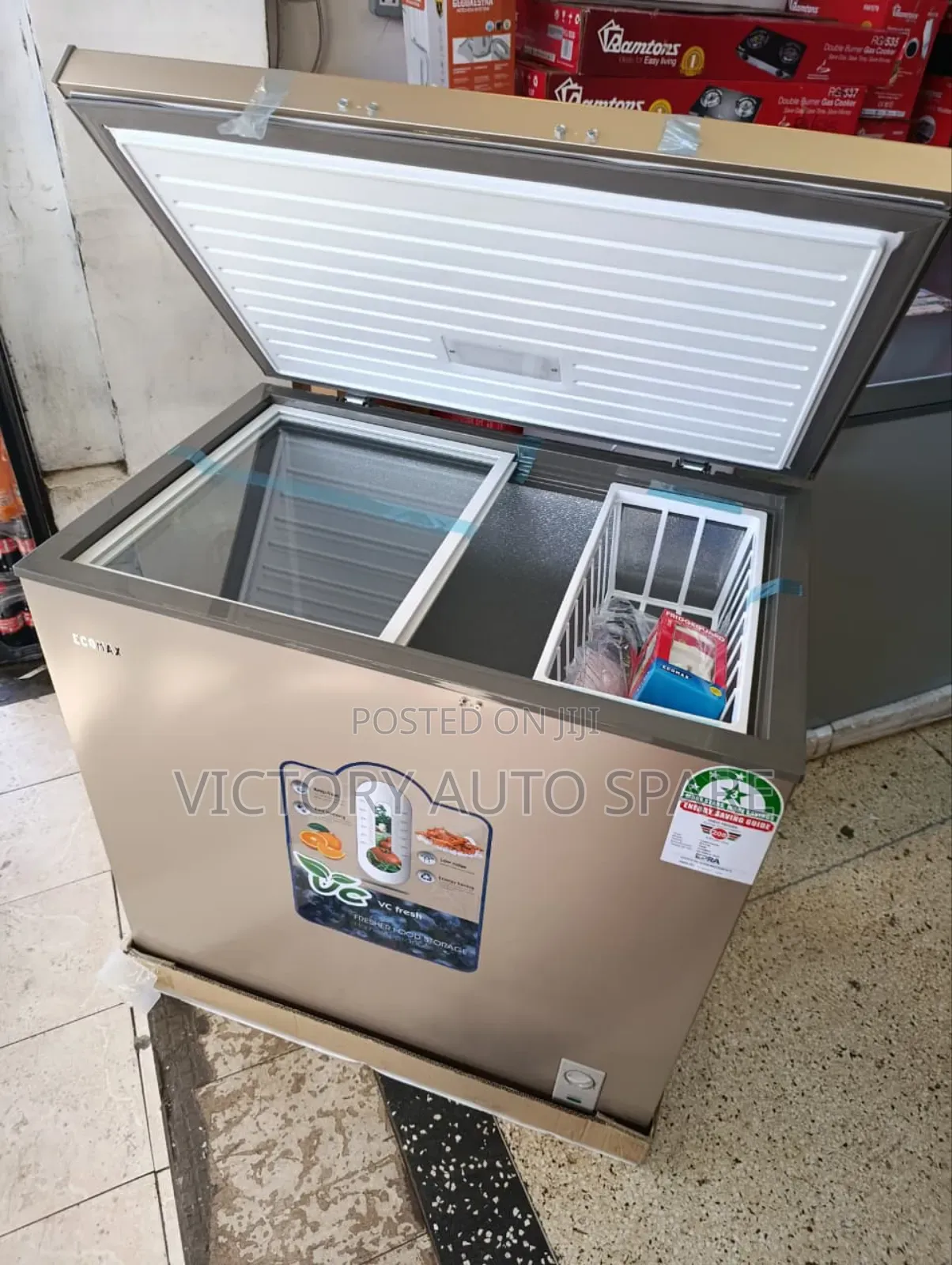 Ecomax 219litres Freezer (With a Fridge Guard)