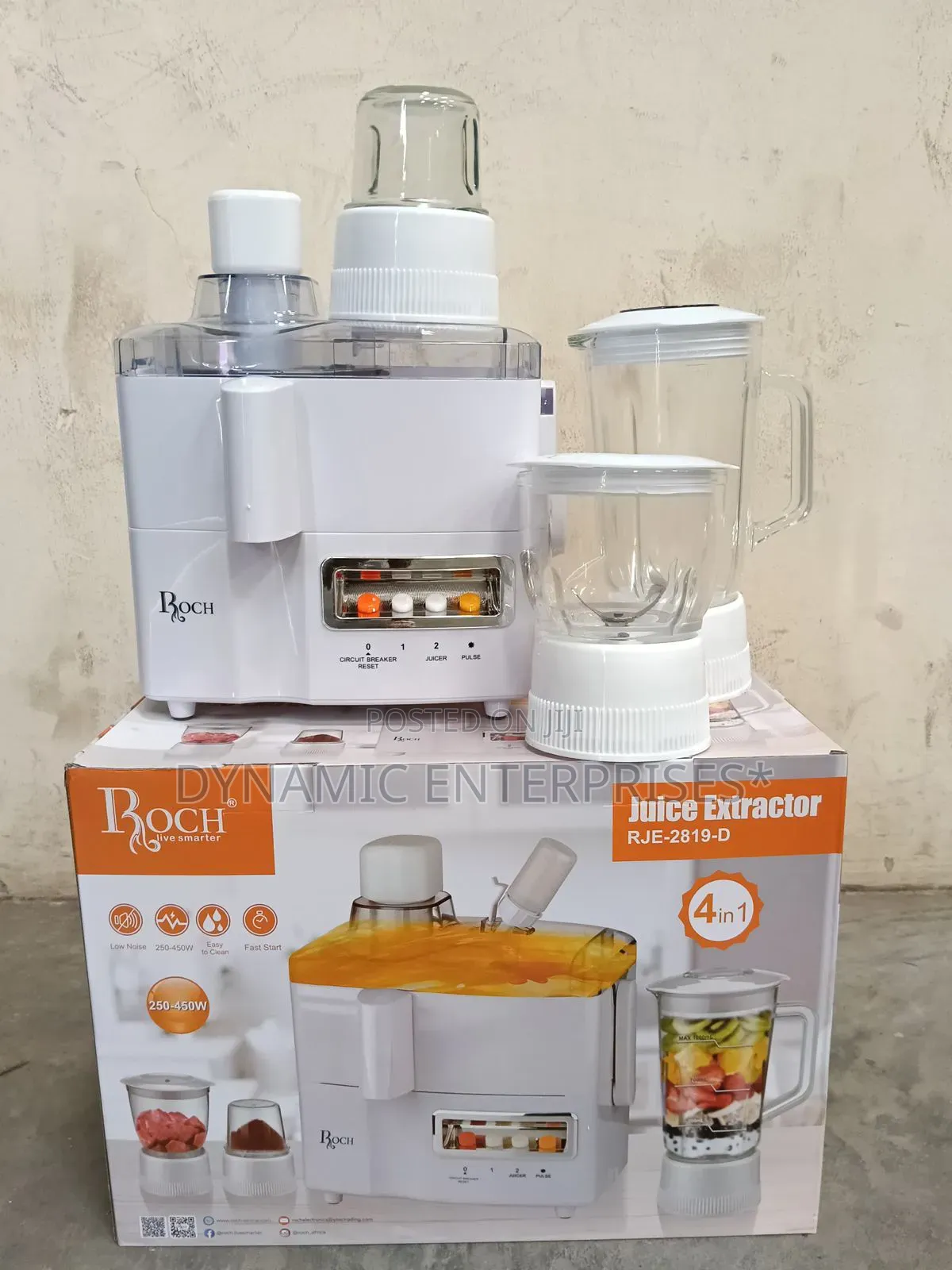 4 in 1 Juice Extractor Blender Set
