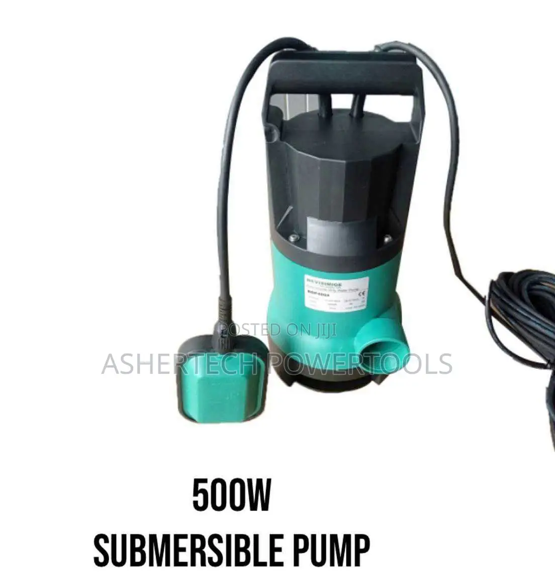 Premier 500w Submersible Pump With a Float Switch.