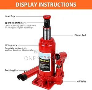 5ton Adjustable Vertical Hydraulic Bottle Jack